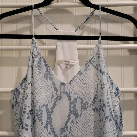 Lavender Brown Silk Tank, EUC - Picture 2 of 8